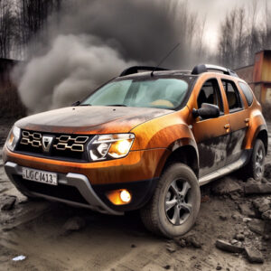dacia duster nel fango come generare immagini con intelligenza artificiale